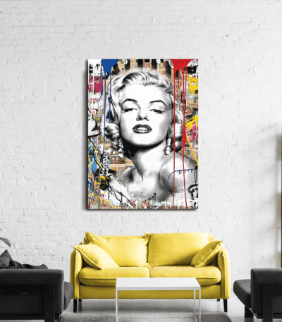 Πίνακας Καμβάς Marilyn Monroe- Colorful Art