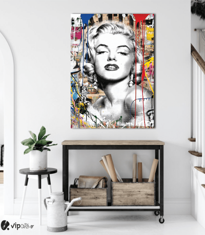 Πίνακας Καμβάς Marilyn Monroe- Colorful Art