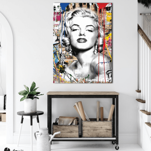 Πίνακας Καμβάς Marilyn Monroe- Colorful Art