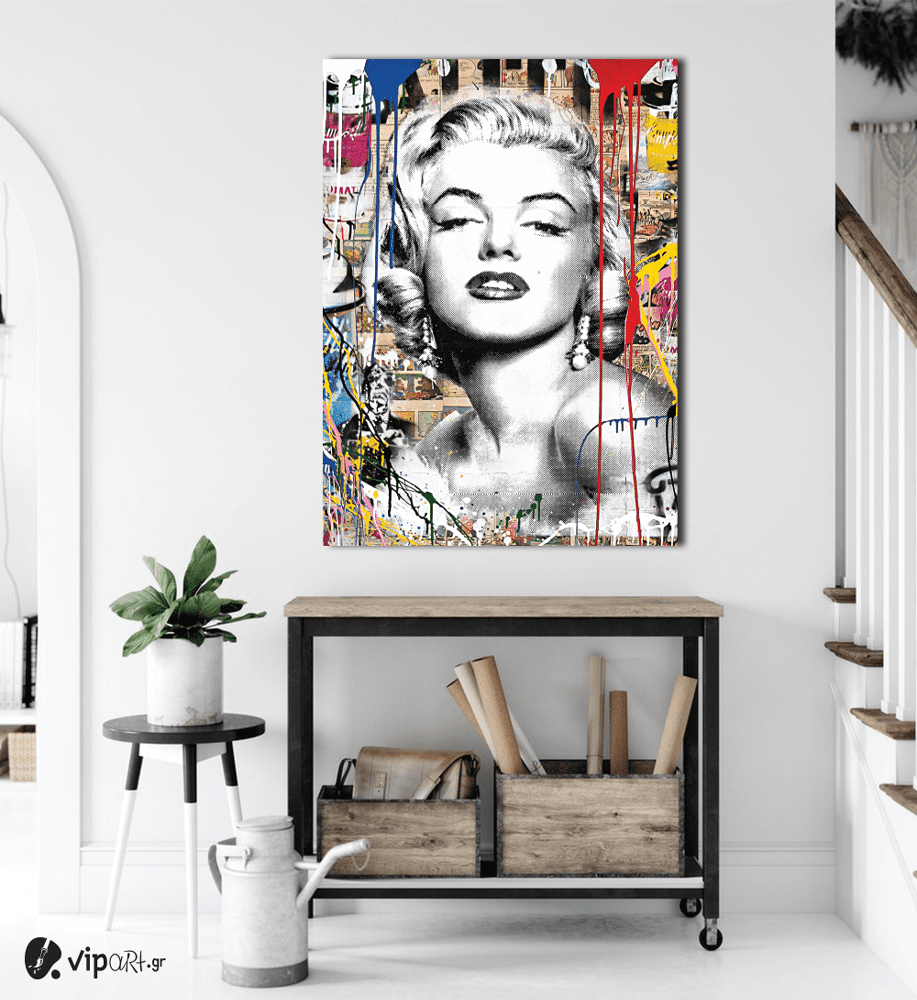 Πίνακας Καμβάς Marilyn Monroe- Colorful Art Πίνακας Καμβάς Marilyn Monroe- Colorful Art