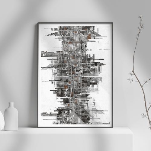 Εκτύπωση σε Αφίσα φωτογραφικό Χαρτί Architecture concept drawing