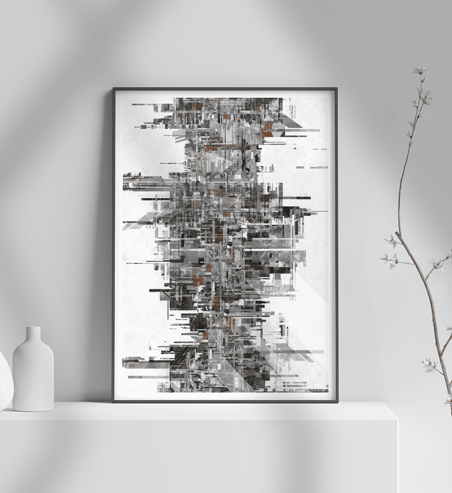 Εκτύπωση σε Αφίσα φωτογραφικό Χαρτί Architecture concept drawing