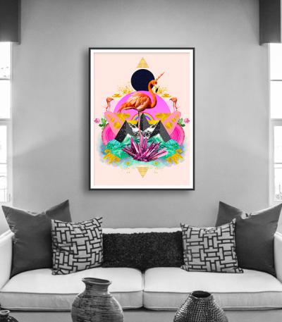 Εκτύπωση σε Αφίσα φωτογραφικό Χαρτί Flamingo Modern Art