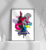 Εκτύπωση σε Αφίσα φωτογραφικό Χαρτί Αbstract Colorful Αrt