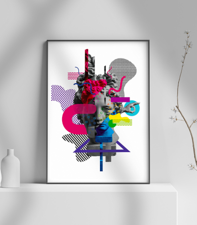 Εκτύπωση σε Αφίσα φωτογραφικό Χαρτί Αbstract Colorful Αrt