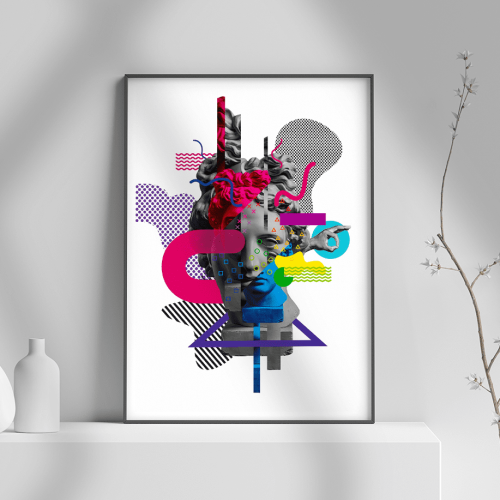 Εκτύπωση σε Αφίσα φωτογραφικό Χαρτί Αbstract Colorful Αrt