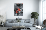 Πίνακας Καμβάς Woman Paint Art Red