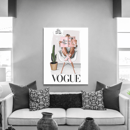 Πίνακας Καμβάς Vogue Poster Girl