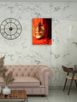 Πίνακας σε Καμβά Women in Burqa painting