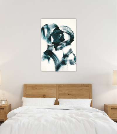 Πίνακας σε Καμβά Couple Silhouette Painting art