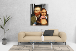 Πίνακας σε Καμβά Van Gogh and Mona Lisa