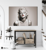 Πίνακας σε Καμβά : Marilyn Monroe- Red Lips