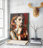 Πίνακας Καμβάς Graffiti Art Abstract Woman Portrait