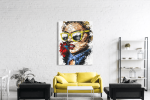 Πίνακας Καμβάς Woman Portrait Art