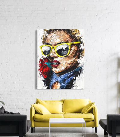Πίνακας Καμβάς Woman Portrait Art