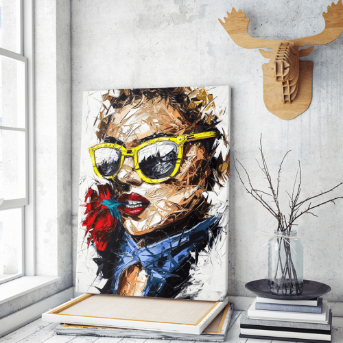 Πίνακας Καμβάς Woman Portrait Art