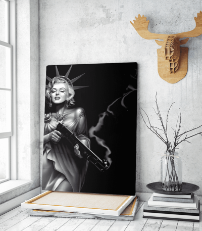 Πίνακας Καμβάς Marilyn Monroe- Statue Of Liberty