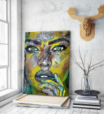 Πίνακας Καμβάς Woman with Butterfly
