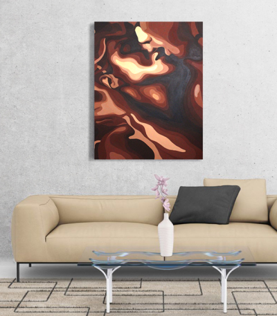 Πίνακας Καμβάς Kiss Portrait