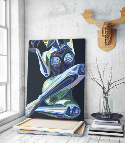 Abstract Body Art Paint