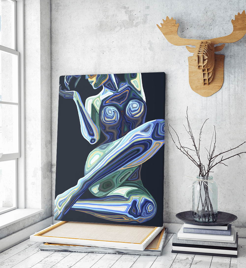 Abstract Body Art Paint