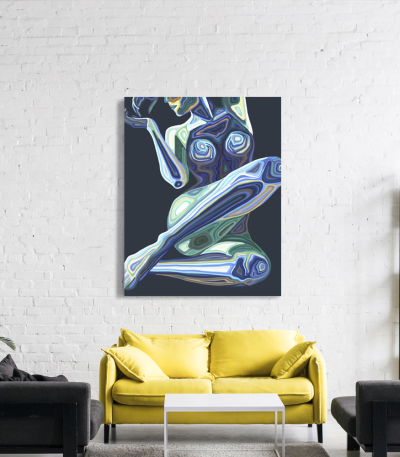 Abstract Body Art Paint