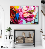 Πίνακας σε Καμβά : Abstract Lip Art