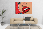 Πίνακας σε Καμβά : Pop Art Lipstick