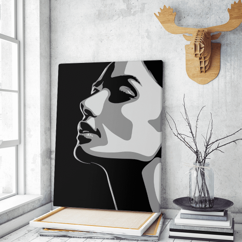 Πίνακας σε Καμβά : BNW Illustration
