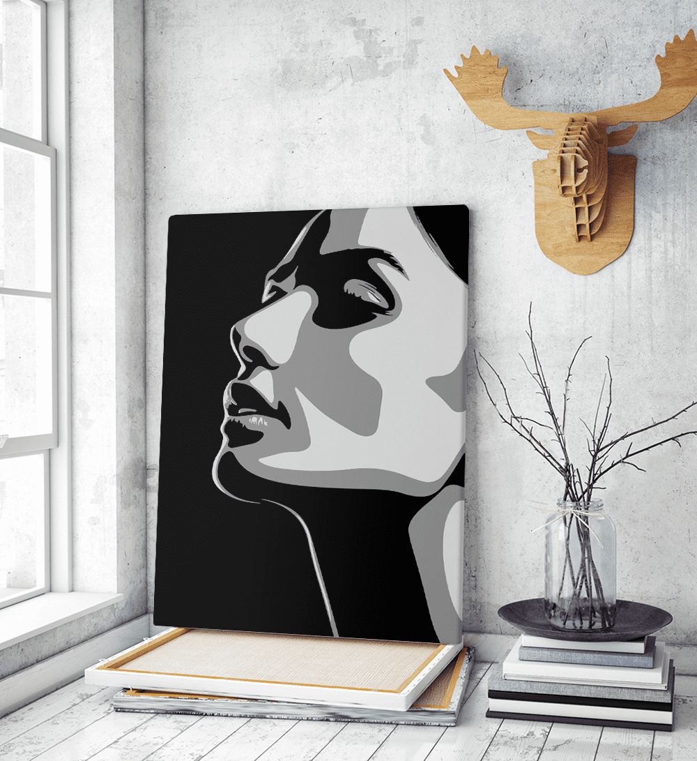 Πίνακας σε Καμβά : BNW Illustration