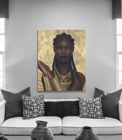 Πίνακας σε Καμβά : Gold Goddess