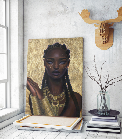 Πίνακας σε Καμβά : Gold Goddess