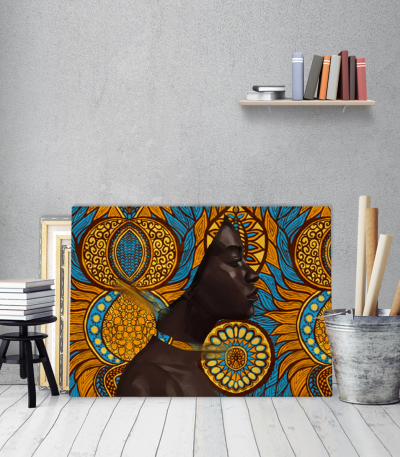 Πίνακας σε Καμβά : African Woman Colors