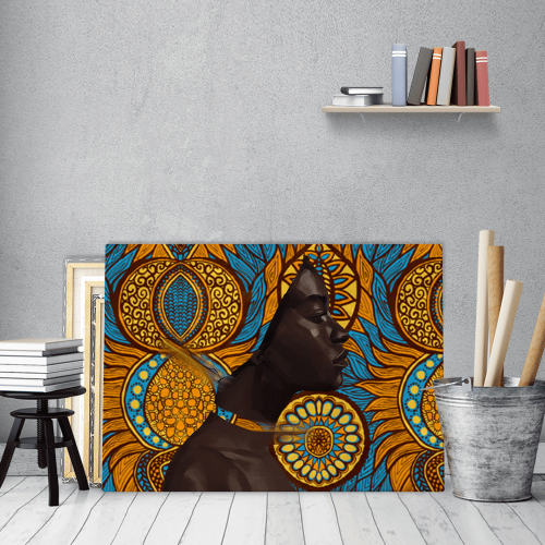 Πίνακας σε Καμβά : African Woman Colors
