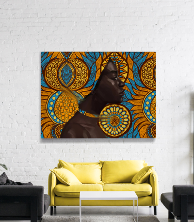Πίνακας σε Καμβά : African Woman Colors
