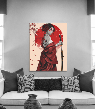 Πίνακας σε Καμβά : Japanese Geisha