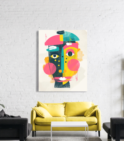 Πίνακας σε Καμβά : Ethnic Abstract