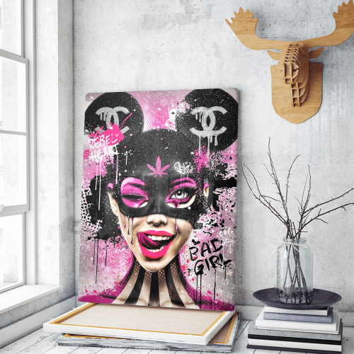 Πίνακας σε Καμβά : Designer Pink