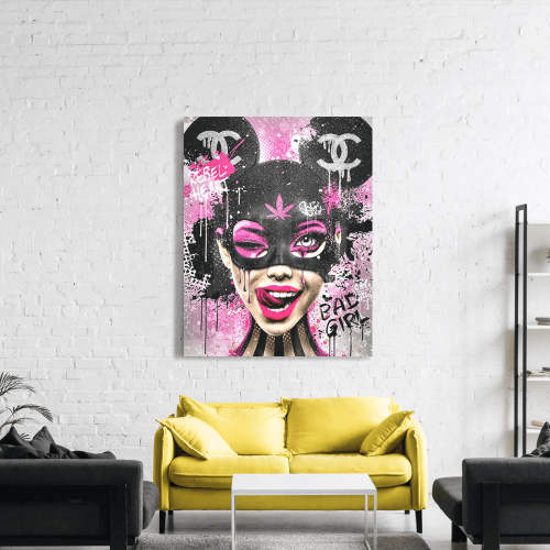 Πίνακας σε Καμβά : Designer Pink
