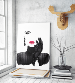 Πίνακας σε Καμβά : Minimal Woman Portrait