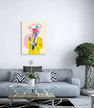 Πίνακας σε Καμβά : Abstract Pop Art