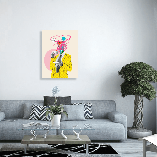 Πίνακας σε Καμβά : Abstract Pop Art
