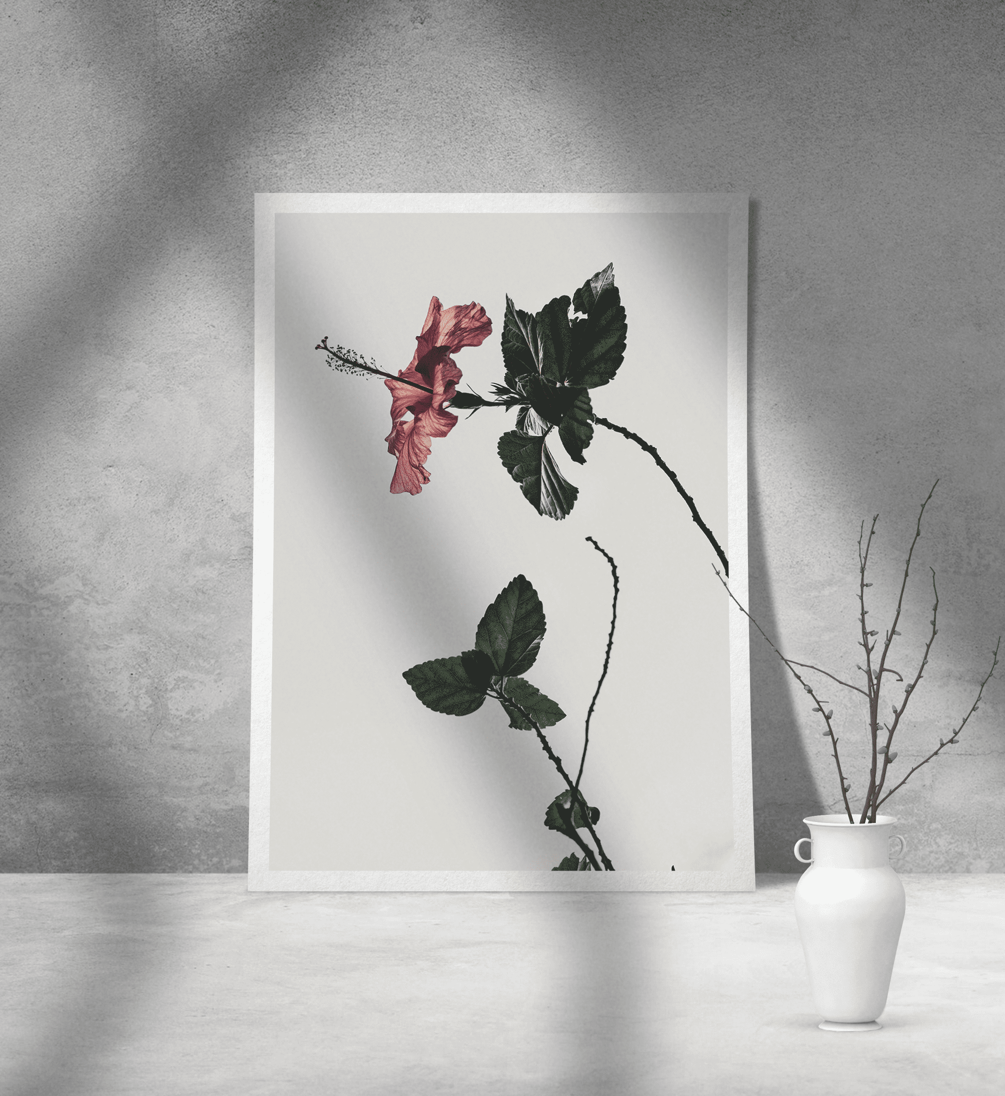 Εκτύπωση σε Αφίσα Χαρτί Floral