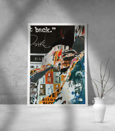 Εκτύπωση σε Αφίσα Χαρτί Abstract Collage