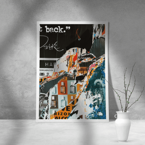 Εκτύπωση σε Αφίσα Χαρτί Abstract Collage
