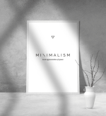 Εκτύπωση σε Αφίσα Χαρτί Minimalism