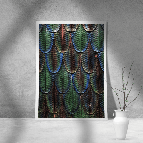 Εκτύπωση σε Αφίσα Χαρτί Dragon Pattern