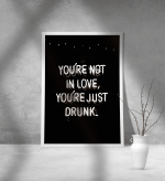 Εκτύπωση σε Αφίσα Χαρτί You're not in love