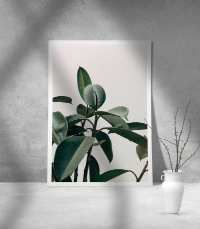 Εκτύπωση σε Αφίσα Χαρτί Minimal Leafs