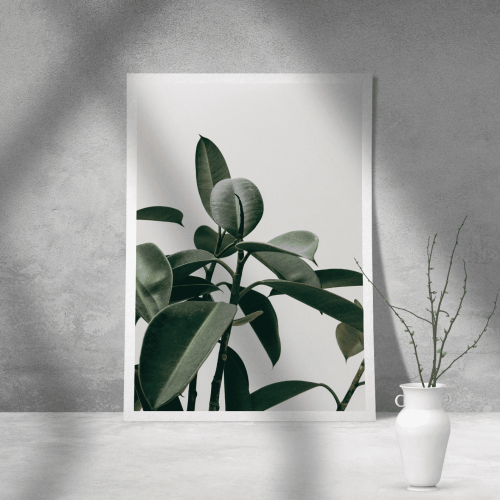 Εκτύπωση σε Αφίσα Χαρτί Minimal Leafs